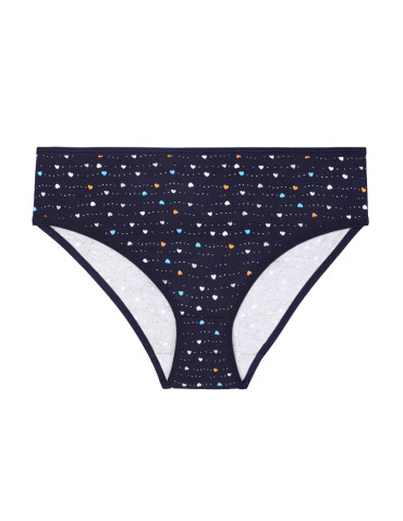 Figi - Majtki damskie figi bikini bawełniane gładkie 6-pak WIELOKOLOROWY - produkt 3
