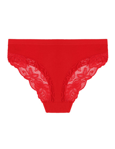 Figi - Majtki figi bikini damskie z koronkowym wykończeniem 6-pak WIELOKOLOROWY - produkt 4