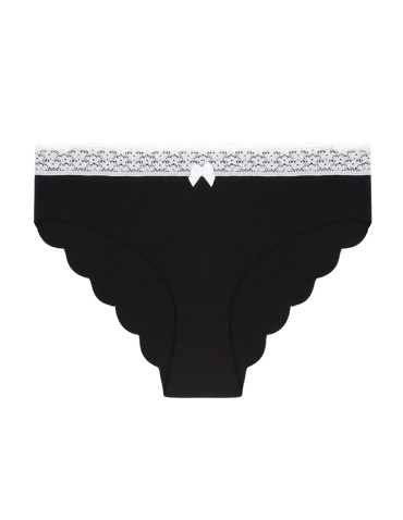 Figi - Majtki damskie figi bikini laserowo cięte z koronką 12-pak WIELOKOLOROWY - produkt 2
