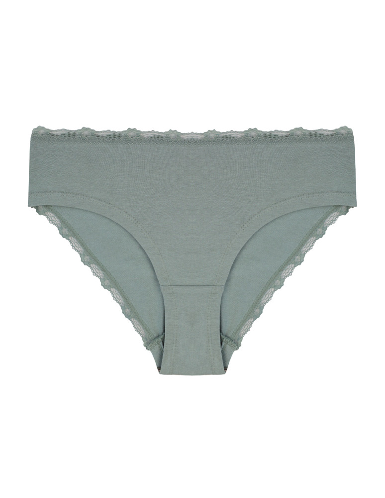 Figi - Majtki damskie figi bikini w kropki wykończone koronką 4-pak WIELOKOLOROWY - produkt moraj.pl 5