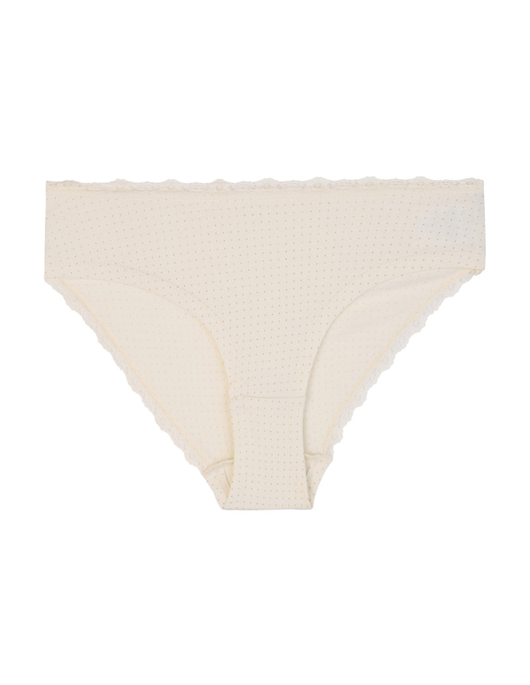 Figi - Majtki damskie figi bikini w kropki wykończone koronką 4-pak WIELOKOLOROWY - produkt moraj.pl 6
