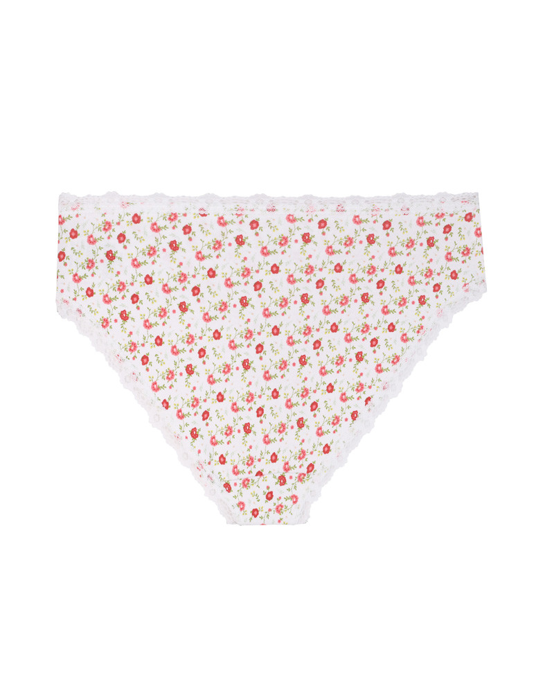 Figi - Majtki damskie figi bikini bawełniane z koronką 6-pak WIELOKOLOROWY - produkt moraj.pl 2