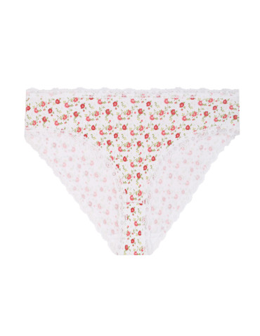 Figi - Majtki damskie figi bikini bawełniane z koronką 6-pak WIELOKOLOROWY - produkt 3