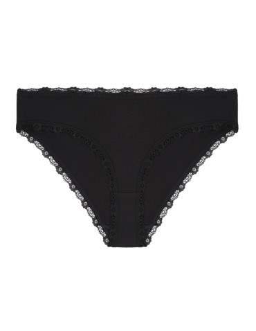 Figi - Majtki damskie figi bikini bawełniane z koronką 6-pak WIELOKOLOROWY - produkt 8