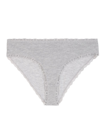 Figi - Majtki damskie figi bikini z wzorem wykończone koronką 6-pak WIELOKOLOROWY - produkt 5