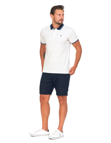 Polo - Koszulka polo męska bawełna czesana Premium BIAŁY - produkt 3