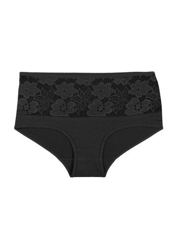 Figi - Majtki damskie bawełniane z wysokim stanem plus size 4-pak WIELOKOLOROWY - produkt 2