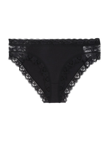 Figi - Majtki figi bikini damskie bawełniane z koronką 6-pak WIELOKOLOROWY - produkt 4