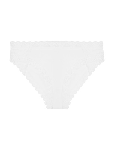 Figi - Majtki figi bikini damskie bawełniane z koronką 6-pak WIELOKOLOROWY - produkt 5