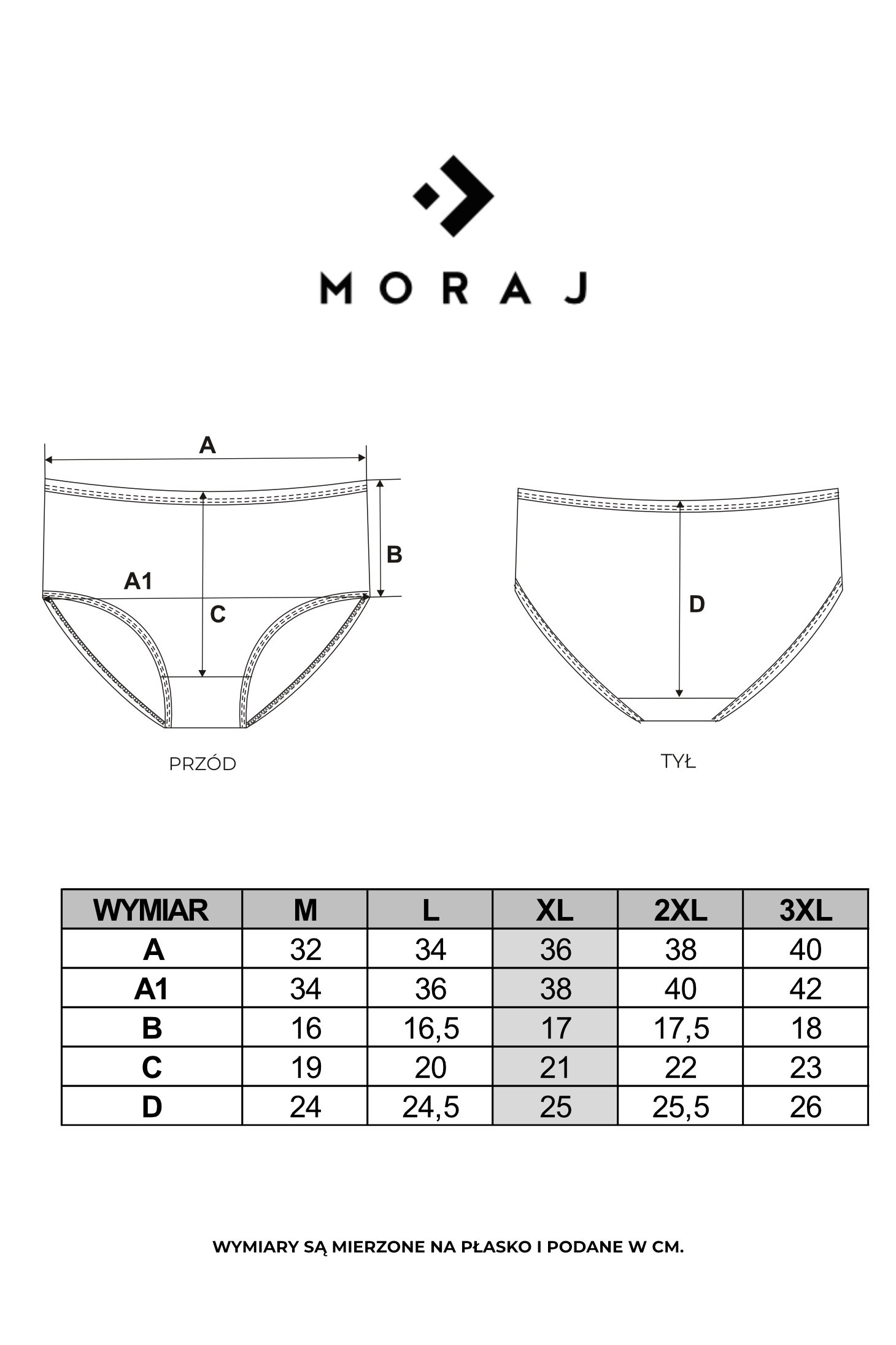 Majtki figi damskie o kroju maxi bikini w paski 3-pak Majtki figi damskie o kroju maxi bikini w paski 3-pak