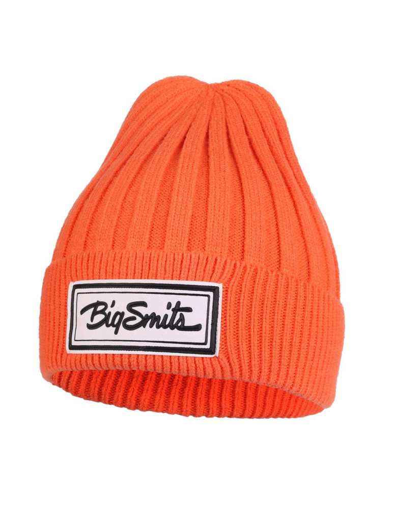 Czapki - Damska czapka typu beanie z naszywką POMARAŃCZOWY - produkt moraj.pl 1