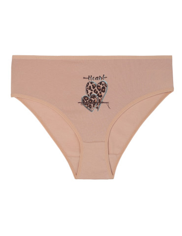 Figi - Majtki damskie figi bikini z motywem panterki 4-pak WIELOKOLOROWY - produkt 4