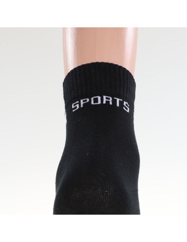 Za kostkę - Skarpety męskie krótkie SPORTS ze ściągaczem 3-pak WIELOKOLOROWY - produkt 4
