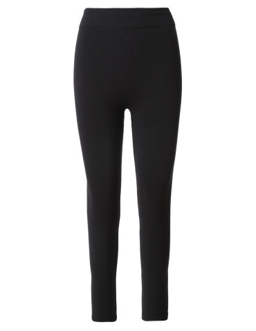 Legginsy - Damskie legginsy ocieplane bezszwowe z wiskozą CZARNY - produkt 3