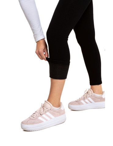 Legginsy - Damskie legginsy ocieplane bezszwowe z wiskozą CZARNY - produkt 10