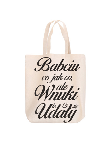 Torby zakupowe - Torba zakupowa pomysł na prezent dla babci WZÓR 2 - produkt 1