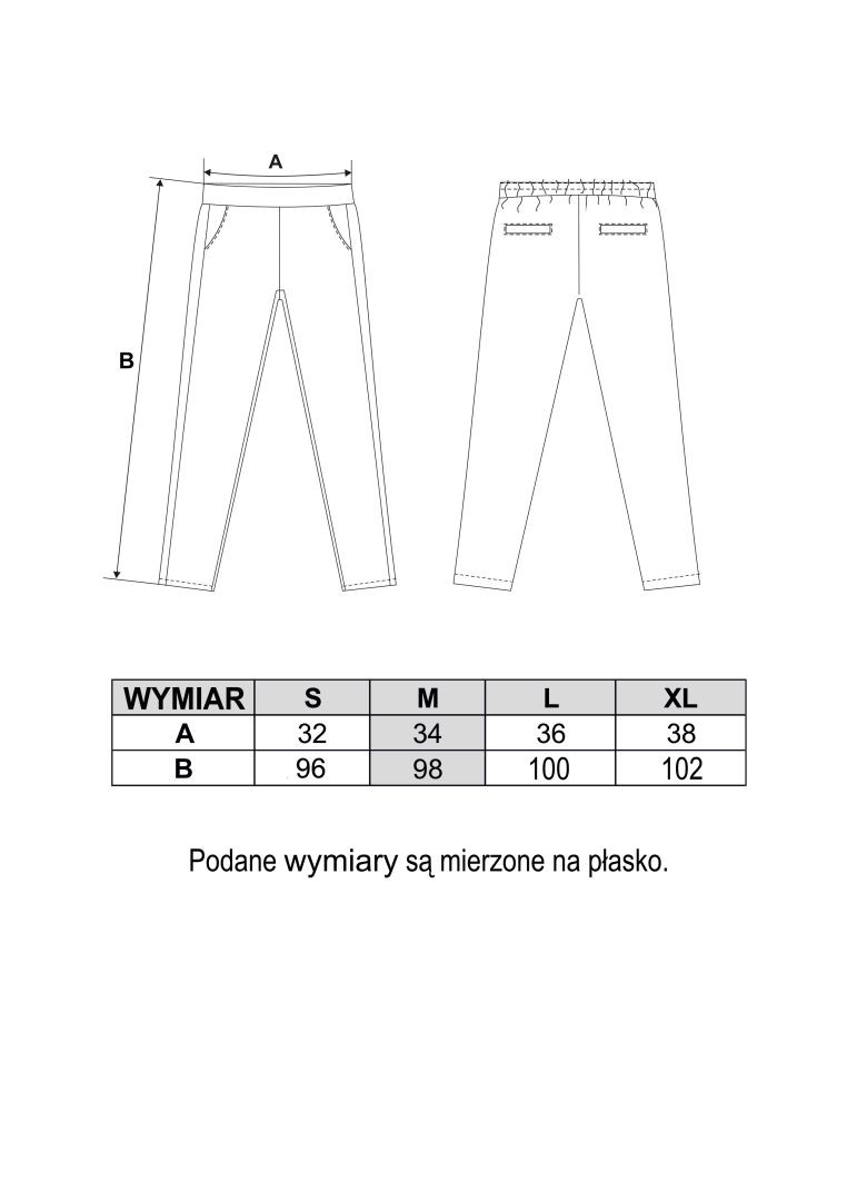 Spodnie damskie eleganckie z prostą nogawką