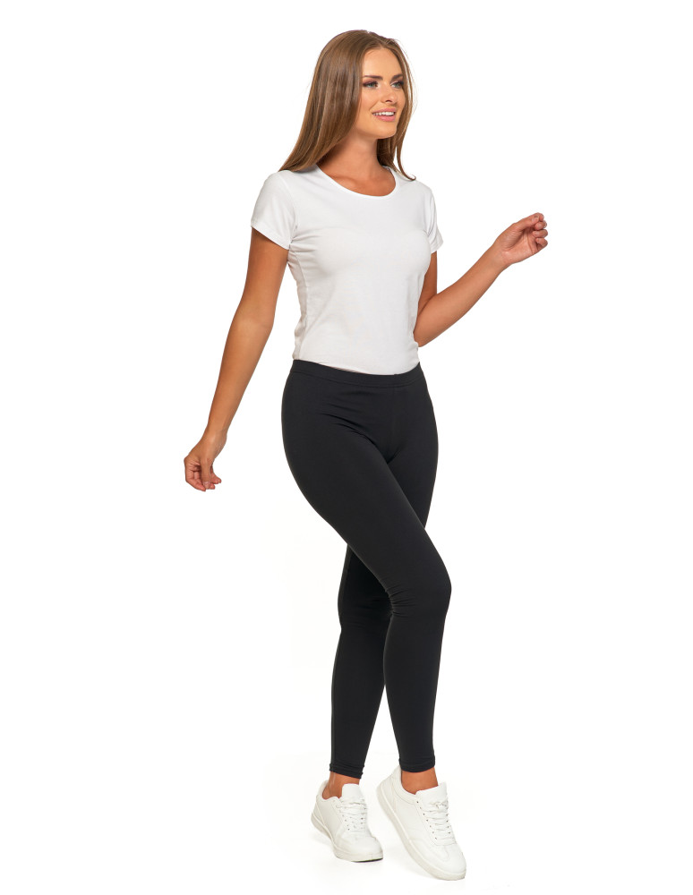 Legginsy - Klasyczne czarne legginsy damskie peach touch CZARNY - produkt moraj.pl 1