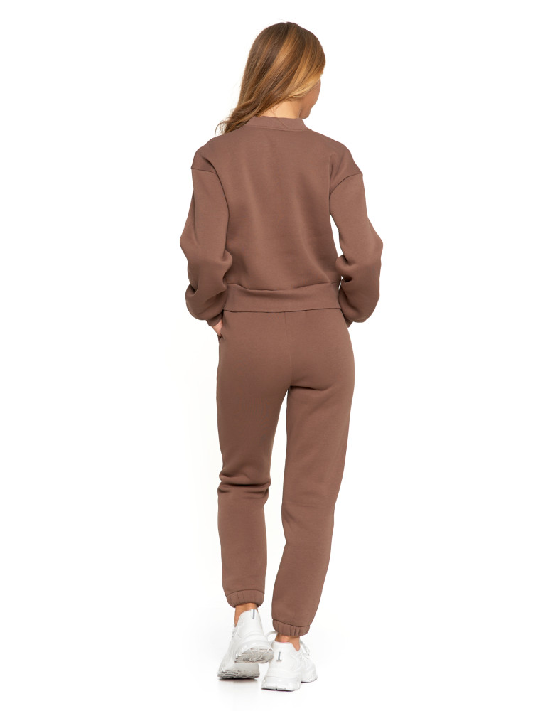 Bluzy - Damska bluza bomberka ocieplana z napami MOKKA - produkt moraj.pl 3