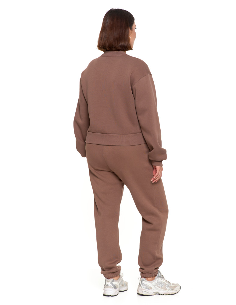 Bluzy - Damska bluza bomberka ocieplana z napami MOKKA - produkt moraj.pl 11