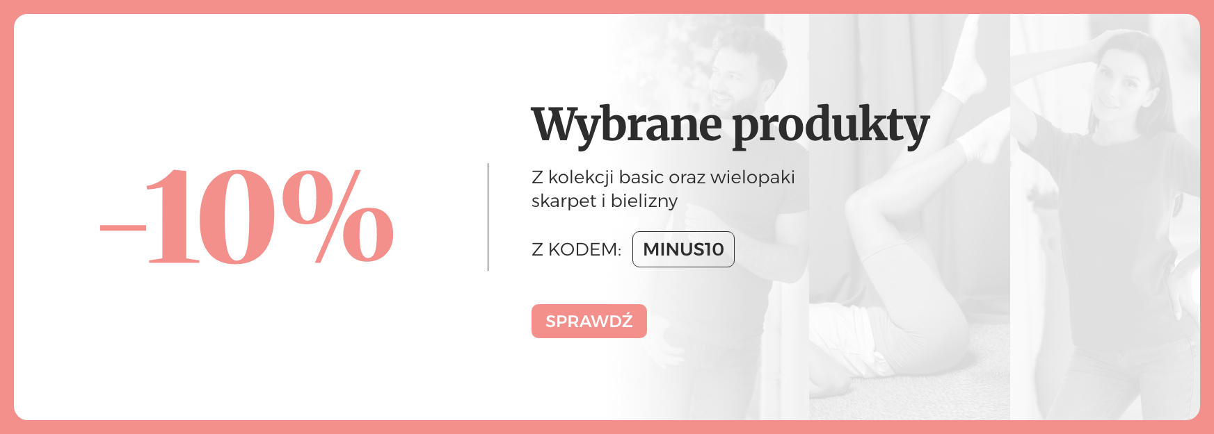 Promocja na kolekcję BASIC i wielopaki bielizny i skarpet